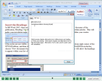 MS Word - Adding Image Alt Text (swf)